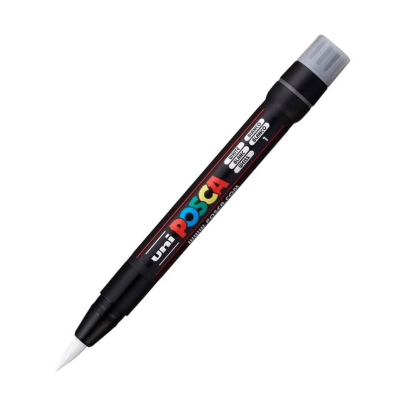 Marcador PCF-350 Punta Pincel Color Blanco - POSCA