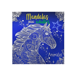 Libro para colorear mandalas animales p/adultos RITO