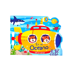 Libro para colorear Rito en el oceano