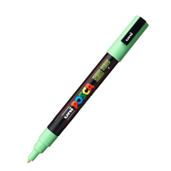 Marcador PC-3M Punta Fina Color Verde Claro 5 - POSCA