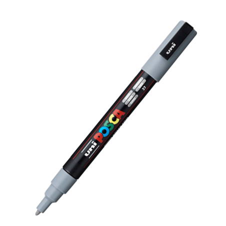 Marcador PC-3M Punta Fina Color Gris 37 - POSCA