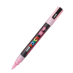 Marcador PC-3ML Punta Fina Color Rosa Glitter 13 - POSCA