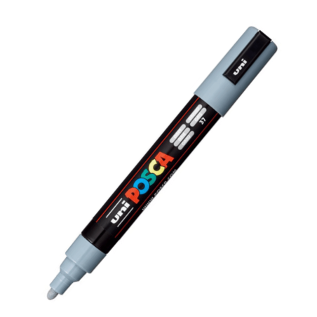 Marcador PC-5M Punta Media Color Gris 37 - POSCA
