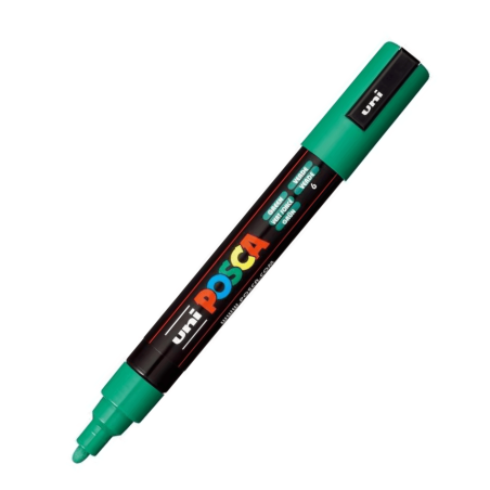 Marcador PC-5M Punta Media Color Verde - POSCA