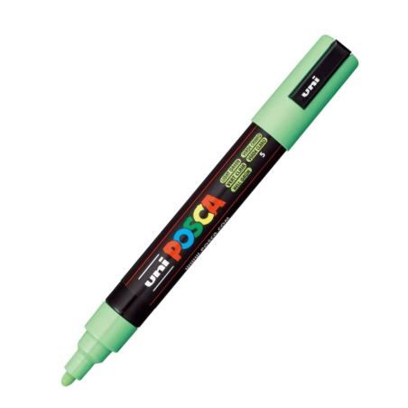 Marcador PC-5M Punta Media Color Verde Claro 5 - POSCA