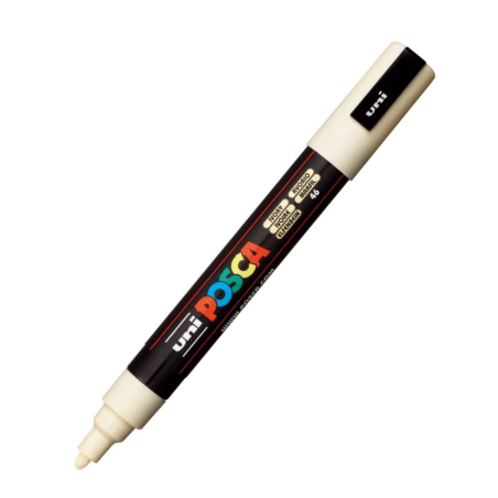 Marcador PC-5M Punta Media Color Marfil 46 - POSCA