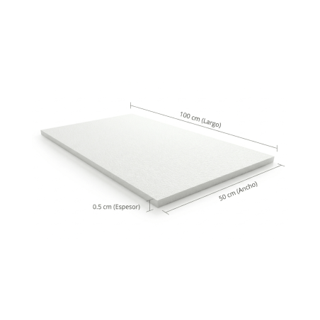 Plancha de plastofor de 100x50x0.5
