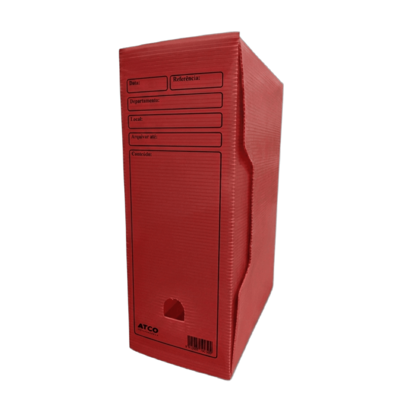 Caja de Archivo Color Rojo 360x130x240mm