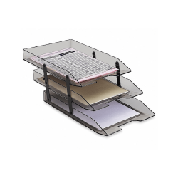 Bandeja Deslizable de 3 Niveles Color Humo - Acrimet