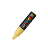 Marcador PC-8K Punta Ancha Biselada Color Amarillo Pajizo - POSCA