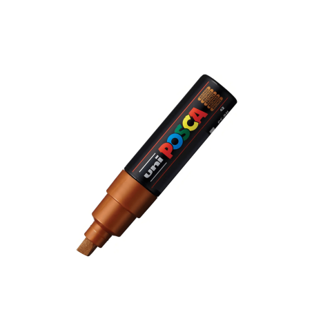 Marcador PC-8K Punta Ancha Biselada Color Bronce - POSCA