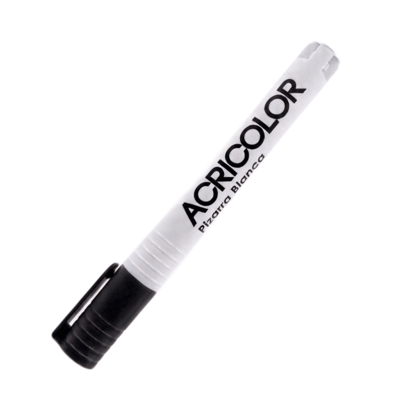 Marcador de Pizarra Negro, ACRICOLOR