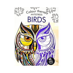 Libro para colorear therapy antistress birds RITO