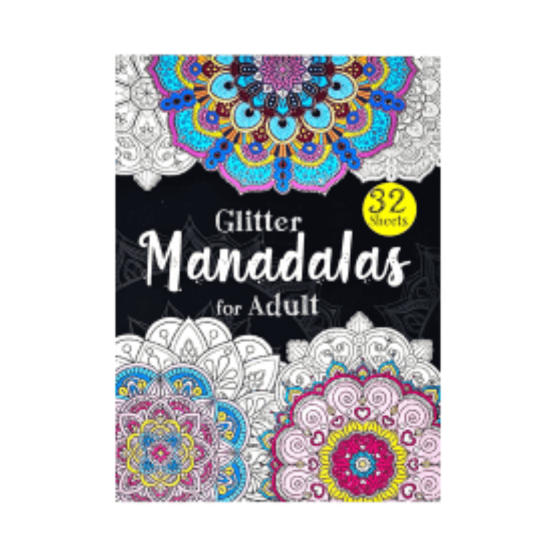 Libro para colorear mandalas glitter - RITO