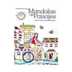 Libro para colorear Mandalas de paisajes relajate coloreando RITO
