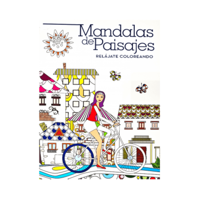 Libro para colorear Mandalas de paisajes relajate coloreando RITO