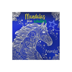 Libro para colorear mandalas animales p/adultos RITO