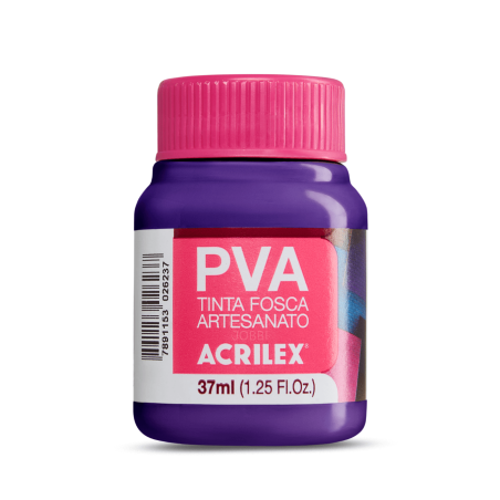 Pintura para Artesanía PVA Violeta 37ml, ACRILEX