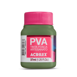 Pintura para Artesanía PVA Verde Oliva 37ml, ACRILEX