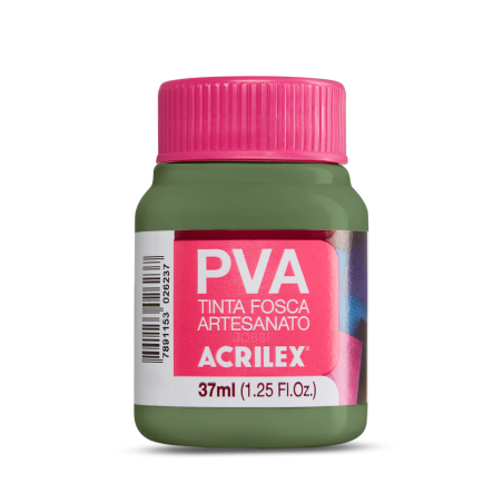 Pintura para Artesanía PVA Verde Oliva 37ml, ACRILEX