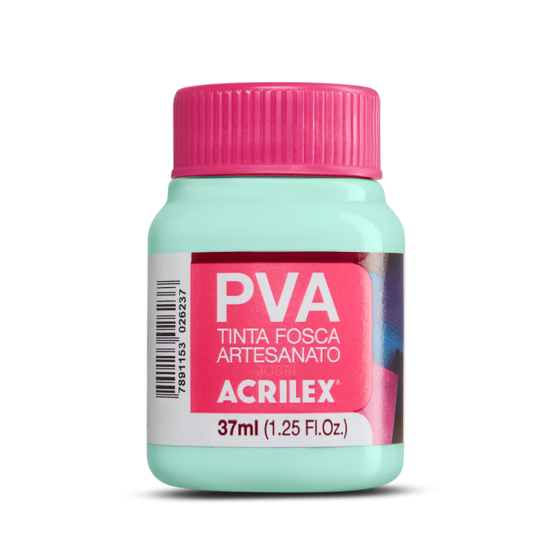 Pintura para Artesanía PVA Verde Agua 37ml, ACRILEX