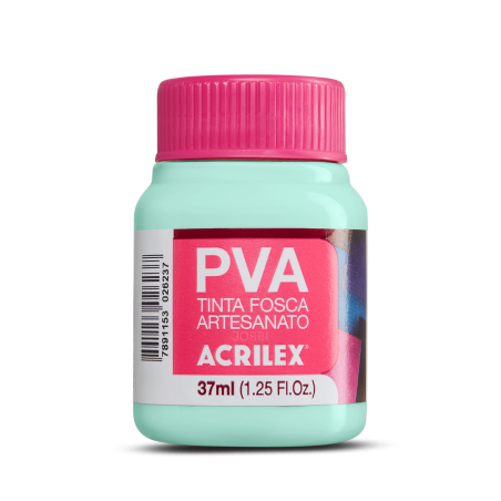 Pintura para Artesanía PVA Verde Agua 37ml, ACRILEX
