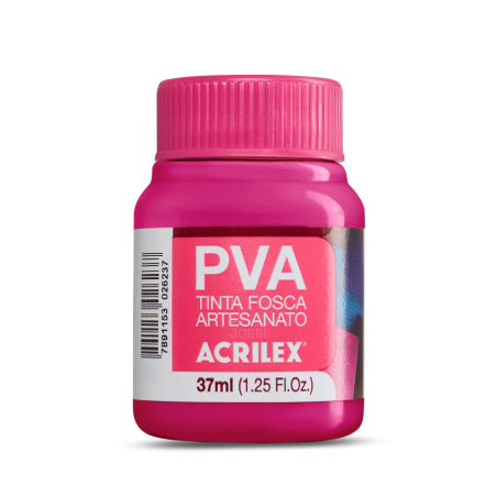 Pintura para Artesanía PVA Rosa Oscuro 37ml, ACRILEX