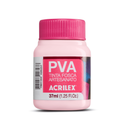 Pintura para Artesanía PVA Rosa Bebé 37ml, ACRILEX
