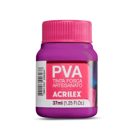 Pintura para Artesanía PVA Magenta 37ml, ACRILEX