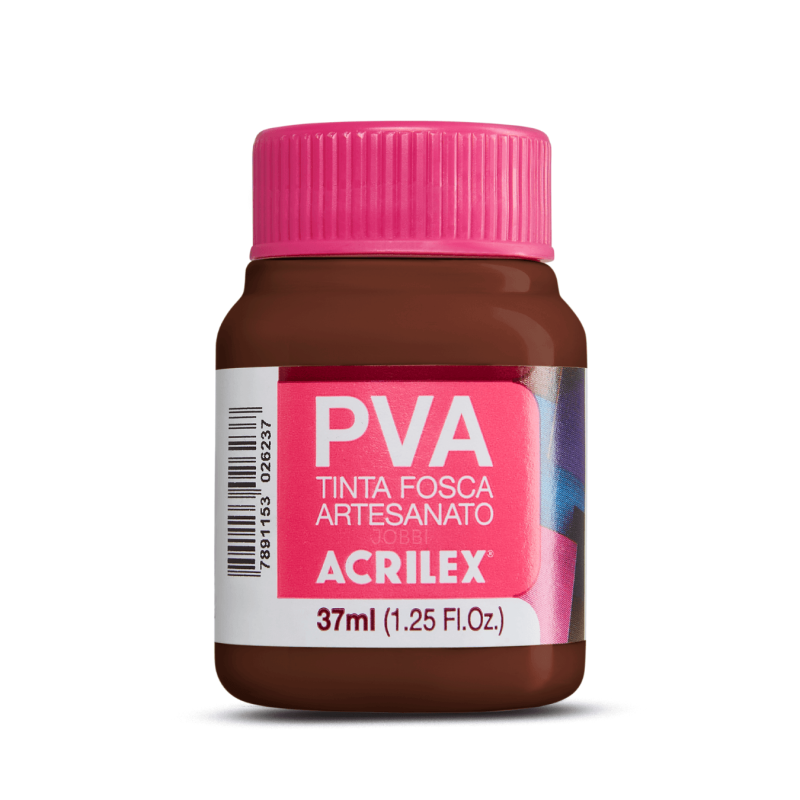 Pintura para Artesanía PVA Chocolate 37ml, ACRILEX