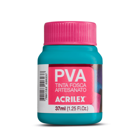 Pintura para Artesanía PVA Azul Piscina 37ml, ACRILEX