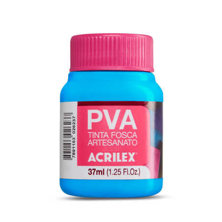 Pintura para Artesanía PVA Azul Celeste 37ml, ACRILEX
