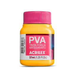 Pintura para Artesanía PVA Amarillo Oro 37ml, ACRILEX