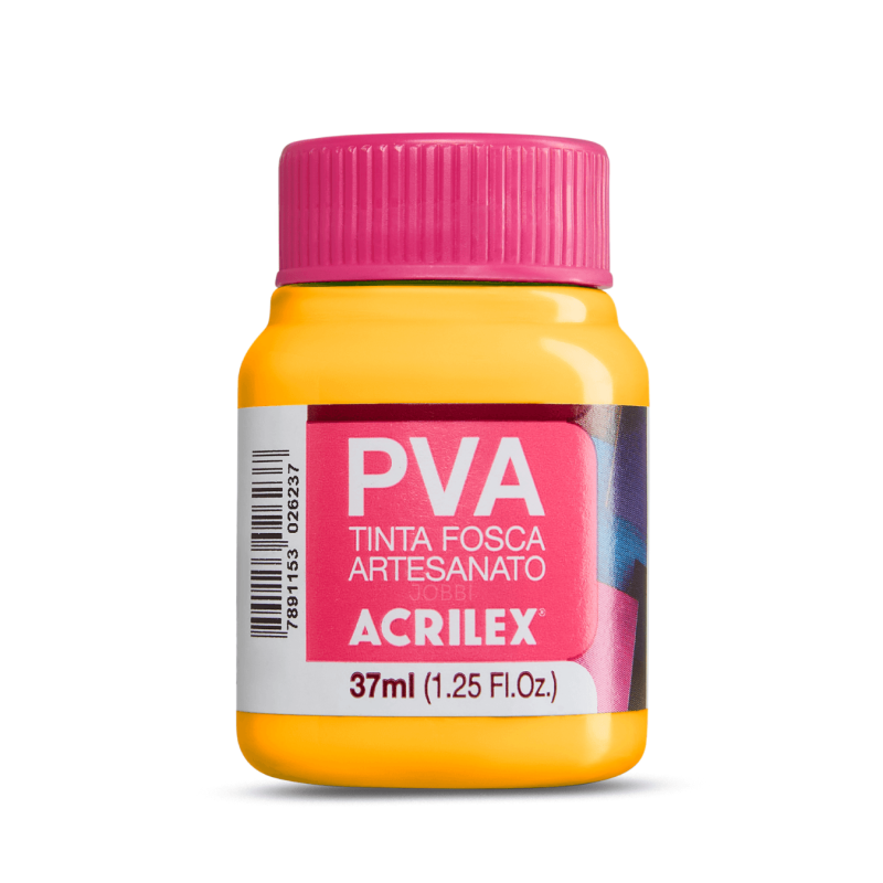 Pintura para Artesanía PVA Amarillo Oro 37ml, ACRILEX