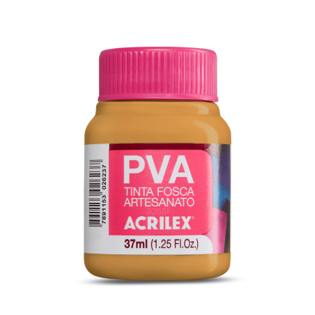 Pintura para Artesanía PVA Amarillo Ocre 37ml, ACRILEX