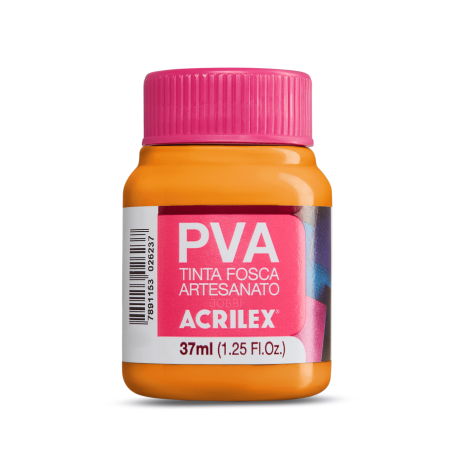 Pintura para Artesanía PVA Amarillo Cadmio 37ml, ACRILEX