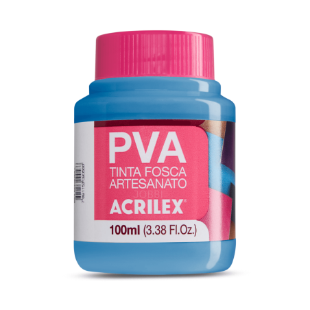 Pintura para Artesanía PVA Azul Country 100ml, ACRILEX