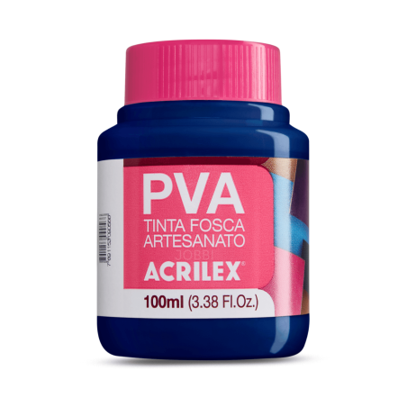 Pintura para Artesanía PVA Azul Seco 100ml, ACRILEX