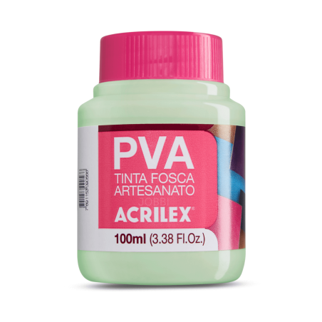 Pintura para Artesanía PVA Verde Primavera 100ml, ACRILEX