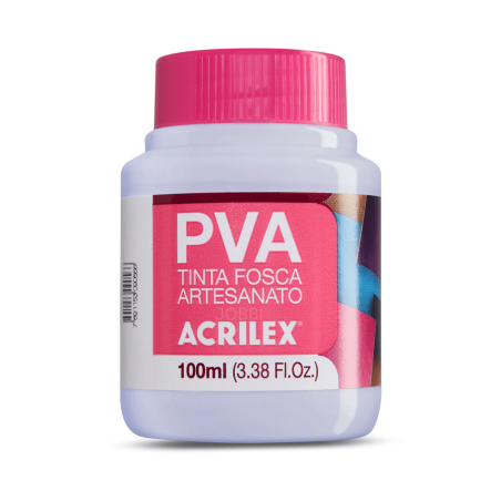 Pintura para Artesanía PVA Lila Bebé 100ml, ACRILEX