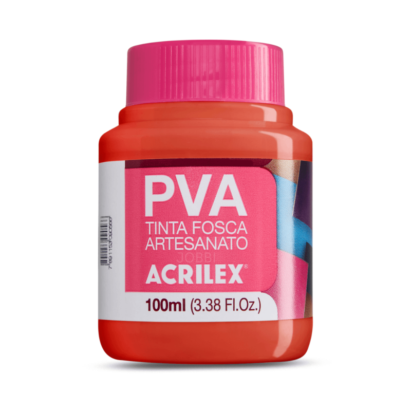 Pintura para Artesanía PVA Guayaba Quemada 100ml, ACRILEX