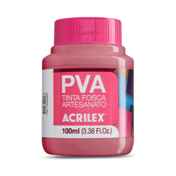 Pintura para Artesanía PVA Rosa Ciclamen 100ml, ACRILEX