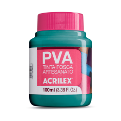 Pintura para Artesanía PVA Verde Vivo 100ml, ACRILEX