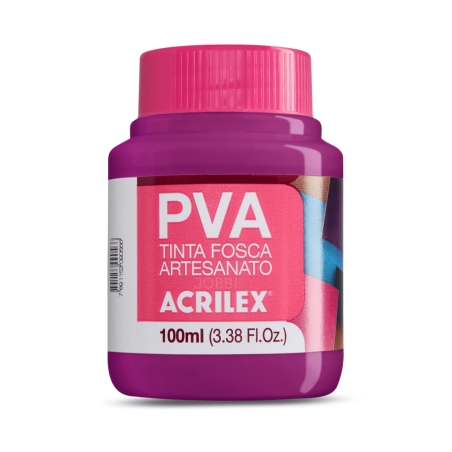 Pintura para Artesanía PVA Magenta 100ml, ACRILEX