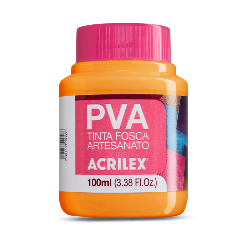 Pintura para Artesanía PVA Amarillo Cadmio 100ml, ACRILEX