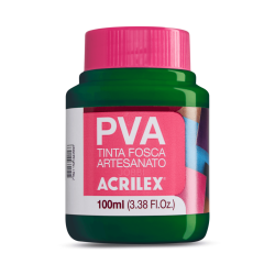 Pintura para Artesanía PVA Verde Musgo 100ml, ACRILEX