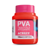 Pintura para Artesanía PVA Rojo Fuego 100ml, ACRILEX