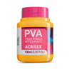Pintura para Artesanía PVA Amarillo Yema 100ml, ACRILEX