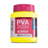 Pintura para Artesanía PVA Amarillo Limón 250ml, ACRILEX