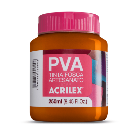 Pintura para Artesanía PVA Castaño Claro 250ml, ACRILEX